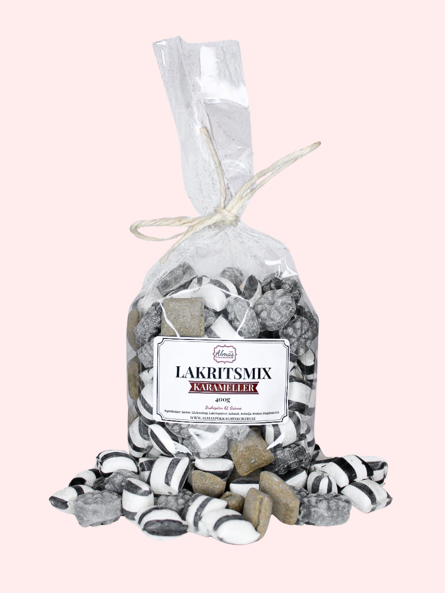 Lakritsmix karameller - Storpack